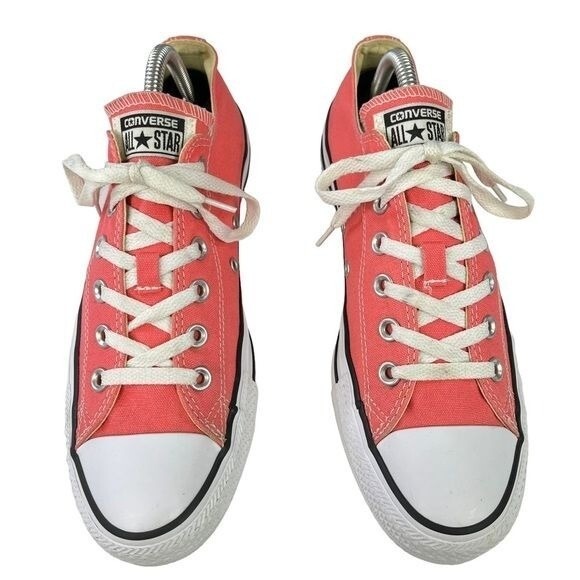 Converse All Star Low Top Coral Sneakers Streetwear Retro Y2K Fun Unisex W10 M8 - Picture 4 of 10